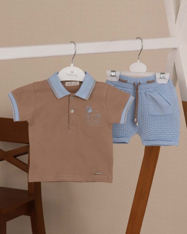 Little King Polo & Shorts Casual Set