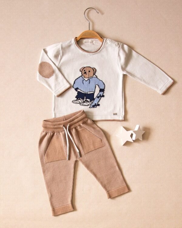 Skate & Cuddle Bear Knitwear Set